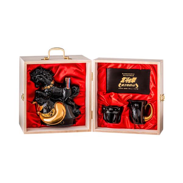 受注生産】送料無料 芋焼酎 北斗の拳 黒王号ボトルセット 42度 1800ml