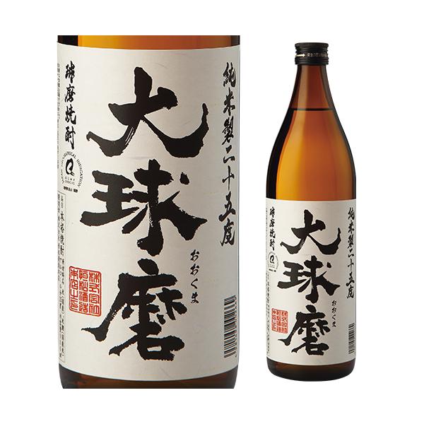 12/21限定 全品P3倍 球磨焼酎 大球磨 純米製二十五度 900ml 熊本県