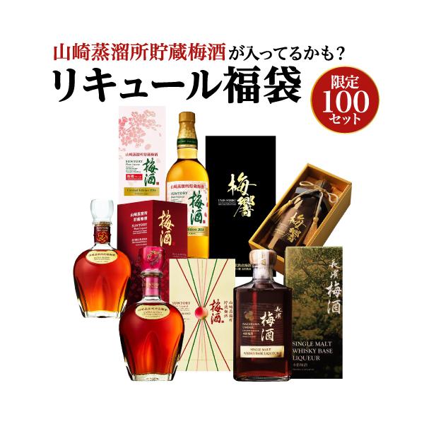 限定100セット リキュール福袋 2本セット 1/10の確率で高級梅酒が入っ