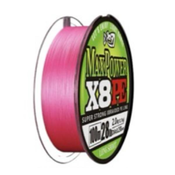 PEライン 100m X8 ピンク 8本撚り 8本編み 2号 3号 4号 5号 6号 : 伊豆