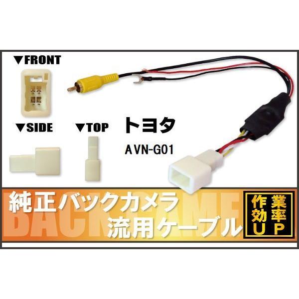 トヨタ純正 NHDT-W59G 対応 イクリプス ECLIPSE AVN-G01 社外ナビ 市販ナビ RCA 接続 変換 リアカメラ ハーネス 配線 コード ケーブル