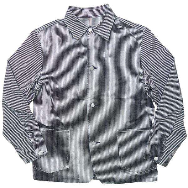 児島ジーンズ ヒッコリー ベーシック カバーオール　RNB-5008 j-field_rnb-5008-hic