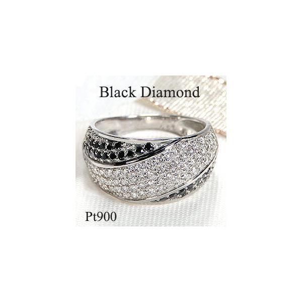 ブラックダイヤ リング パヴェ ダイヤモンド Pt900 プラチナ 指輪 1ct 楽天市場】Pt900【1.0ct】ブラックダイヤ ＆ ダイヤモンド