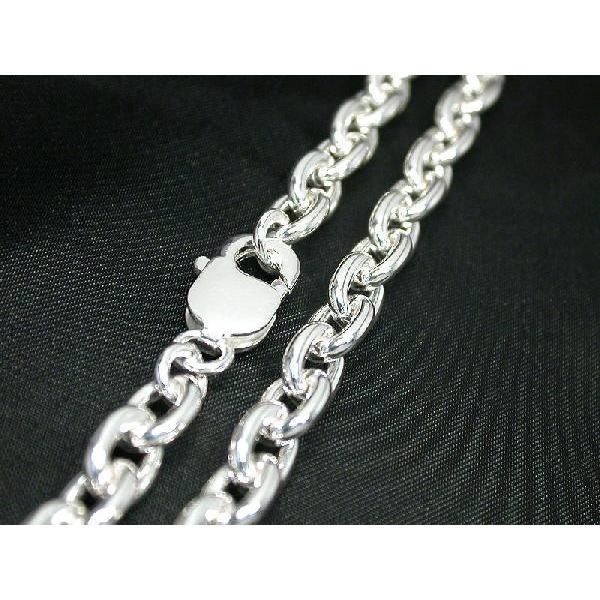 SILVER 925 丸アズキチェーン/ネックレス 幅4.5 全長50cm a306-45-50 あずきチェーンネックレスシルバー925幅4.5ミリ全長