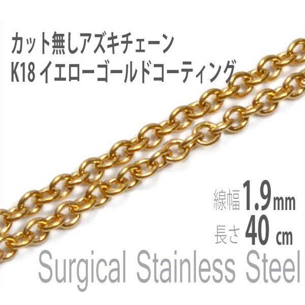 `F[  AYL lbNX AM[Ή fB[X Y XeX CG[S[h 1.9mm 40cm T[WJ K18R[eBO Jbg