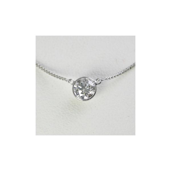 ダイヤモンド ネックレス プラチナ 一粒 0.2ct 鑑定書付 0.20ctup G
