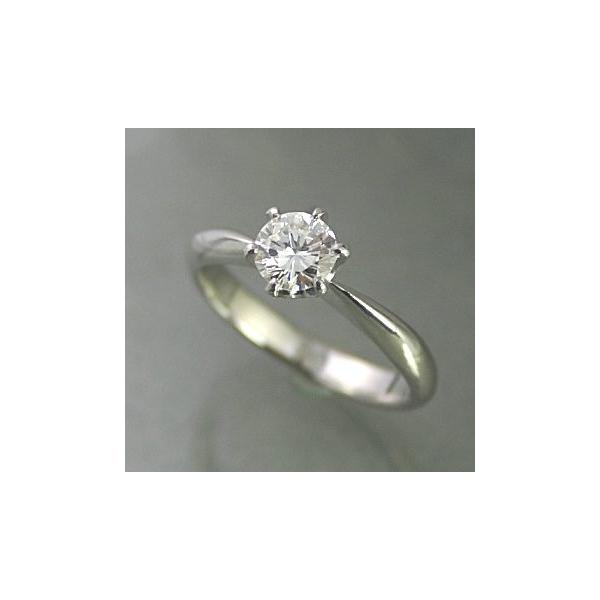 婚約指輪 安い ダイヤモンド 0.7カラット プラチナ 鑑定書付 0.72ct F 