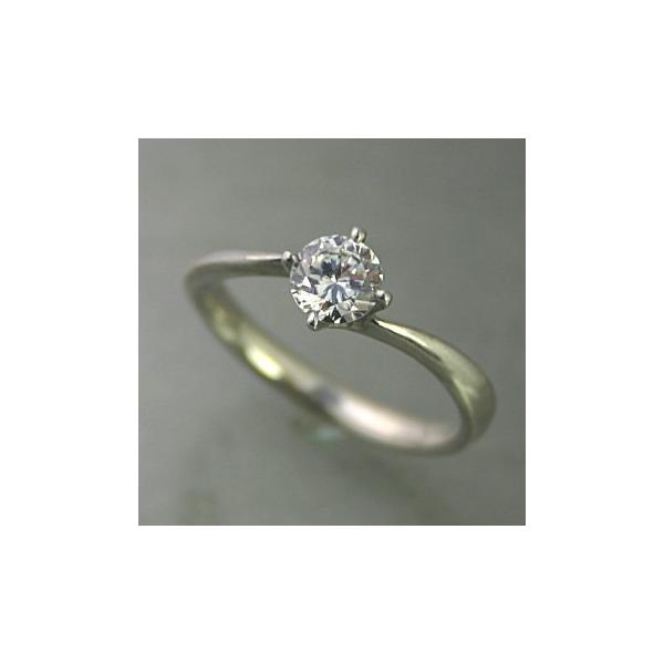 婚約指輪 安い プラチナ ダイヤモンド リング 0.5カラット 鑑定書付