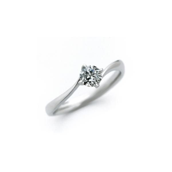 松野屋 キャンバスフラットショルダー 婚約指輪 安い ダイヤモンド