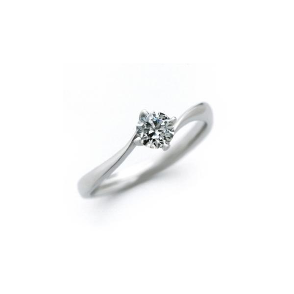 婚約指輪 エンゲージリング ダイヤモンド 0.4ct プラチナ GIA鑑定書付