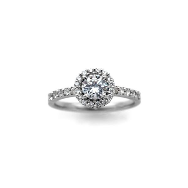 婚約指輪 ダイヤモンド 0.3カラット プラチナ 鑑定書付 0.366ct G