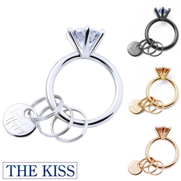 THE KISS ザキッス キーリング 5カラー KISS-KEYRING シルバー ゴールド ピン...