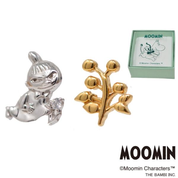 未開封　MOOMIN ムーミン ご先祖さま　ピアス（片耳）【SOLDOUT】 ムーミンシルバージュエリー リトルミイ ミイ＆リーフ ピアス 両耳用