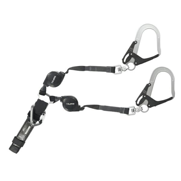 ハーネス用CRリールL5ダブル A4CR150F-WL5 巻取式ロック装置なし ダブルランヤード TAJIMA たじま 墜落 制止 落下 安全 フルハーネス