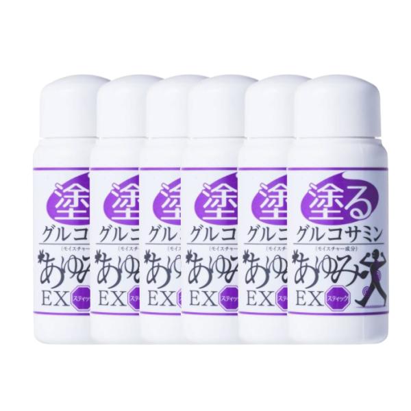 塗るグルコサミン コンドロイチン あゆみEX スティックタイプ 6個セット 約180日分