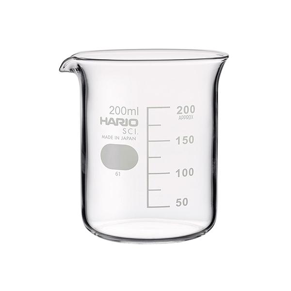 他サイト： ハリオ　ビーカー　目安目盛付き　200mL　B-200　の商品画像