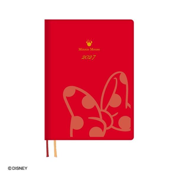 ダイゴー　2027年手帳　12月始まり　ディズニーダイアリー　Ｂ６ウィークリー　ミニー　レッド　E6161(2027)　2冊まで追跡可能メール便対応可能　240628