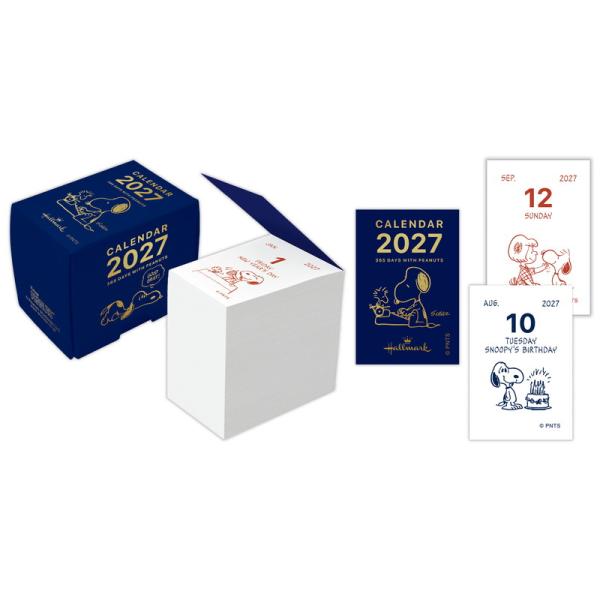 ★日本ホールマーク　2027年　ミニミニ日めくりカレンダー　スヌーピー　856717　240088