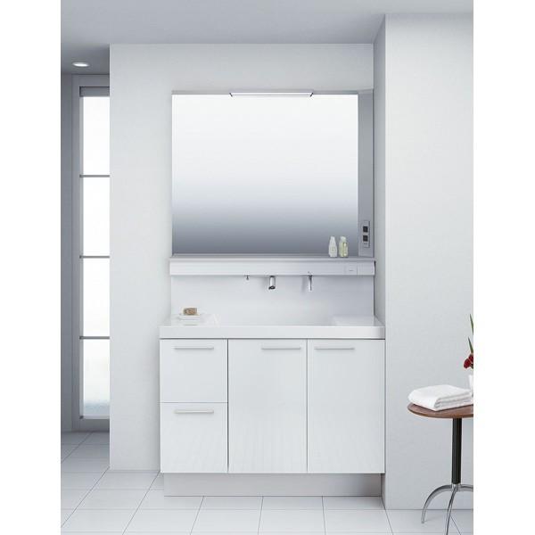 洗面化粧台 リクシル Lixil L C エルシィ 引出タイプ 1面鏡 Led照明 間口1000mm 扉 グロスホワイト 一般地仕様 J 450 Ot 住設卸売問屋yahoo 店 通販 Yahoo ショッピング