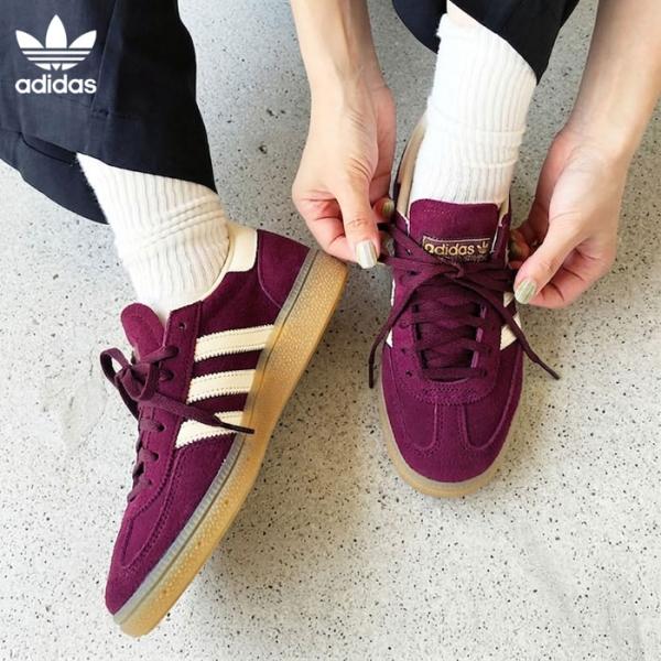 アディダス adidas originals スニーカー シューズ HANDBALL SPEZIAL W ハンドボール スペツィアル レディース スエードレザー マルーン JP8726 爆買