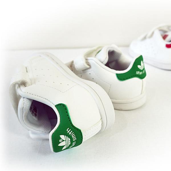 Adidas アディダス オリジナルス スタンスミス キッズ ベルクロ スニーカー ベビー 子供用 Bz05 Bz0523 Stan Smith Cf I ボールドピンク グリーン 新作 Fakfakkab Go Id