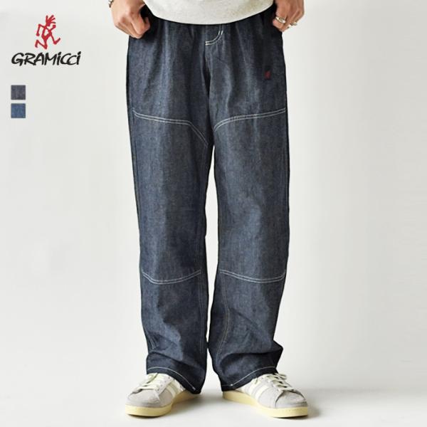 グラミチ GRAMICCI デニム パンツ JAPANESE CHAMBRAY DOUBLE KNEE デニムパンツ メンズ ジーンズ ロングパンツ 日本産デニム G6SM-P015(クーポン対象外) 爆買