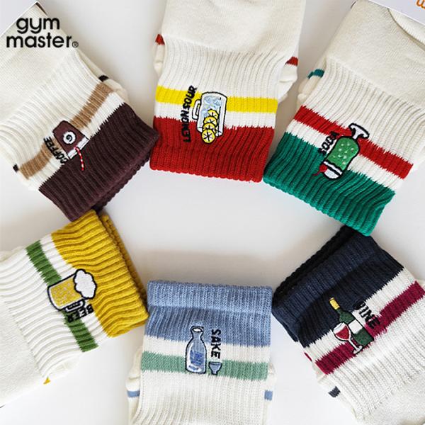 ジムマスター gym master 靴下 COMBI SOCKS コンビソックス メンズ レディース 刺繍 オシャレ  23-25cm 25-27cm G366730 (ネコポス対象)(返品交換対象外) 爆買