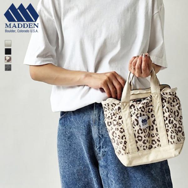 メデン MADDEN トートバッグ 12oz CANVAS MINI TOTE BAG 12オンス キャンバス ミニ トート 6L メンズ レディース 無地 レオパード MDPM-03 (ネコポス対象) 爆買