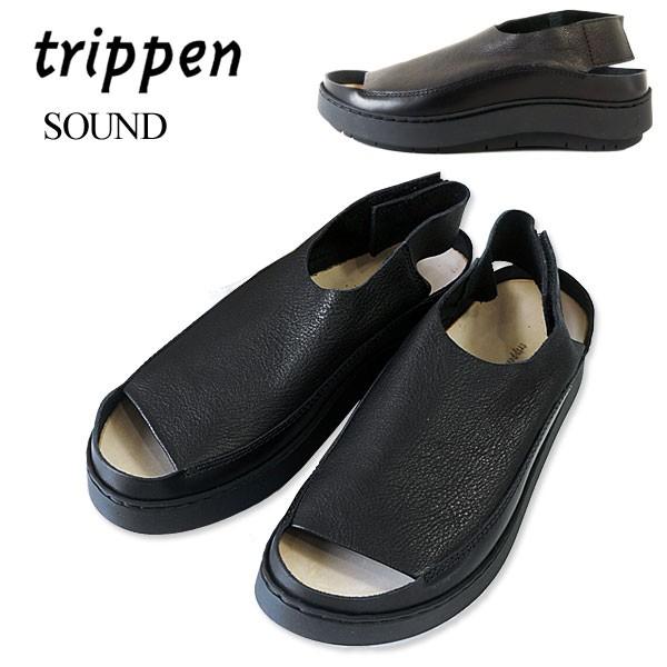 Trippen トリッペン Sound レザー サンダル レディース ベルクロ バックストラップ 本革 Sound Vst Wx211 ブラック Trippen Sound ジェイピアプラス 通販 Yahoo ショッピング