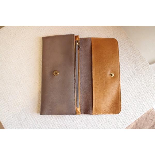 Il Bisonte イルビゾンテ 15年fall Winter Japan Plemium Model 日本限定色 グレー イエロー 灰色 黄色 バイカラー 長財布 ロングウォレット Buyee Buyee 日本の通販商品 オークションの代理入札 代理購入