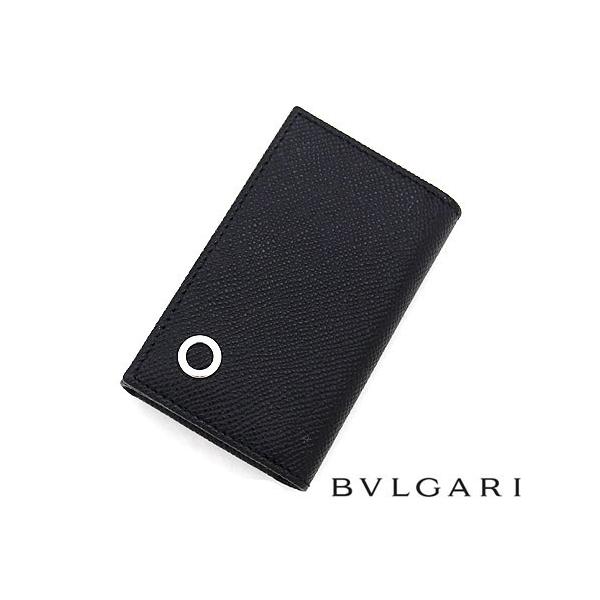 BVLGARI 6連キーケース ブルガリブルガリマン ロゴサークル 282234 BVLGARI（ブルガリ） キーケース BB MAN 282234 39318 メンズ レザー