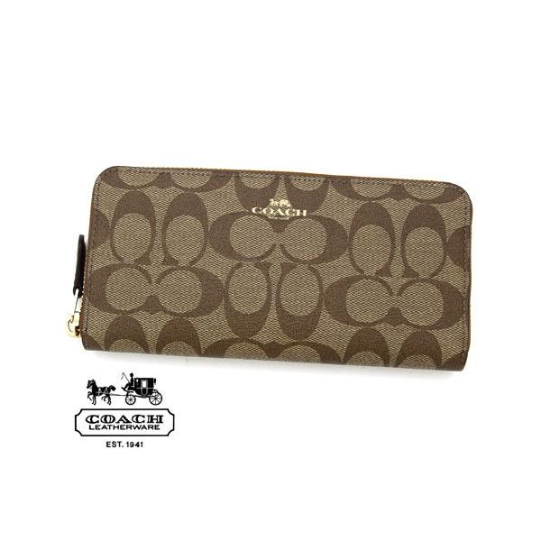 【新品】コーチCOACHアウトレット日本限定 長財布アコーディオンシグネチャー COACH（コーチ） アウトレット 59267 IMBDX シグネチャー PVC スリム