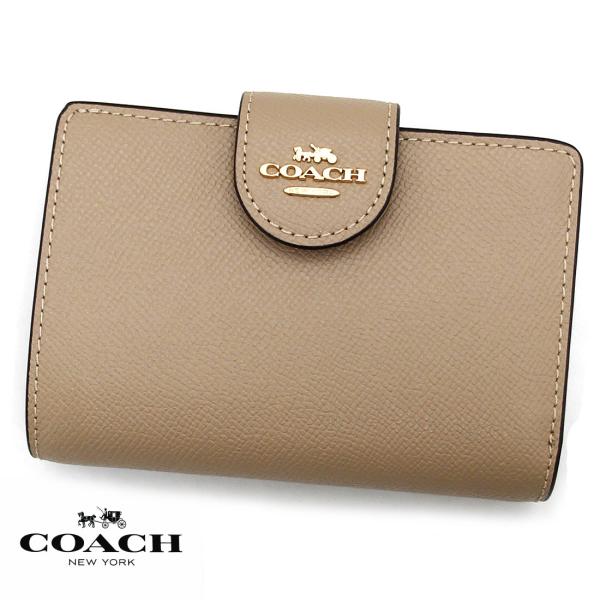 COACH（コーチ） アウトレット 6390 IMTAU クロスグレイン ミディアム