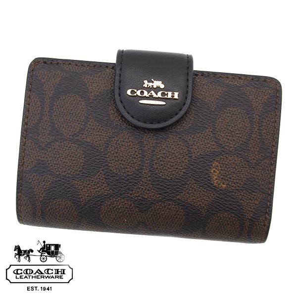 【値下げ○】COACH コンパクト財布コーナー ジップ ウォレット COACH（コーチ） アウトレット CW786 IMXAQ ミディアム コーナー