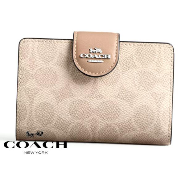 COACH（コーチ） アウトレット CW786 SVPWH ミディアム コーナー