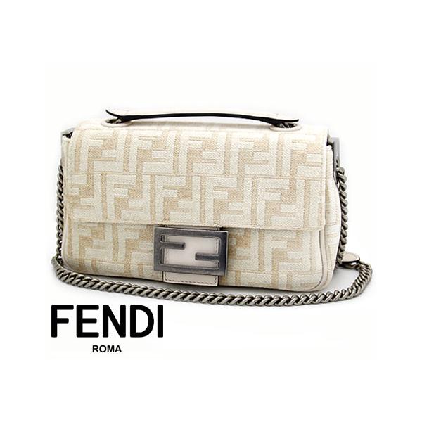 FENDI（フェンディ） 8BR793 ALG7 F1HZP FFロゴ シェニール ミディアム
