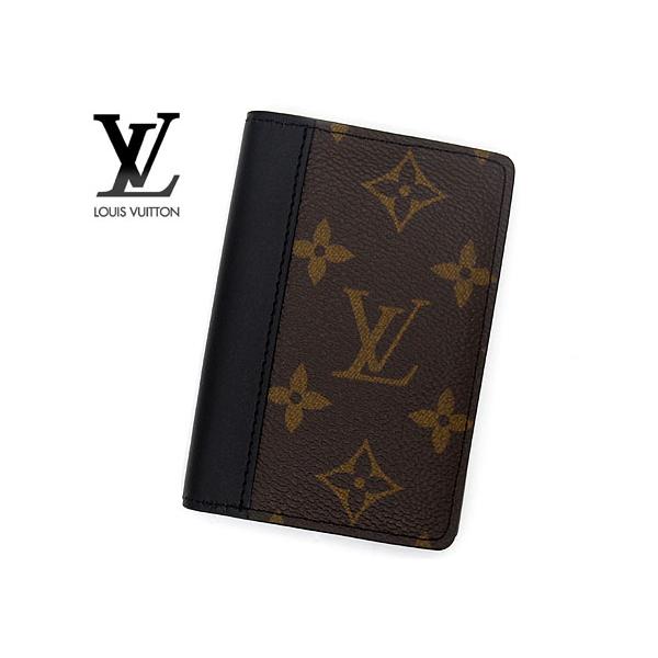 LOUIS　VUITTON　ルイヴィトン　M60111　モノグラム・マカサー　オーガナイザー・ドゥ ポッシュ　名刺入れ カードケース　ノワール