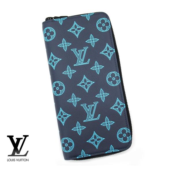 ルイヴィトン　ジップウォレット　ネイビー LOUIS VUITTON ルイヴィトン M82322 モノグラム ジッピー