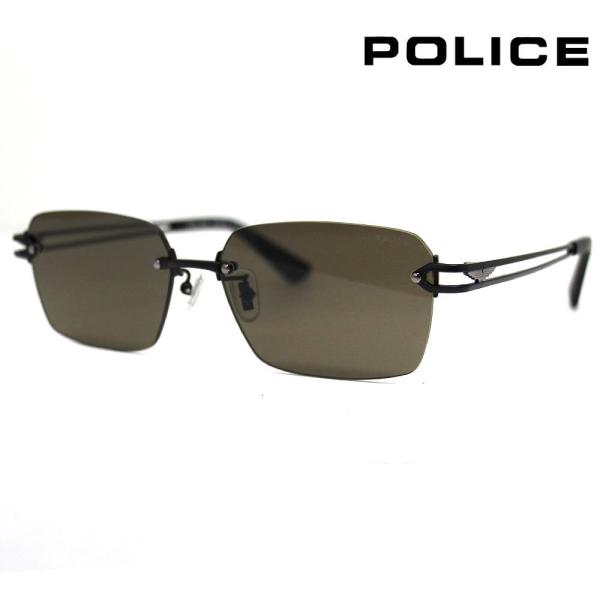 【POLICE】 ポリス サングラス SPLT68J 偏光レンズ POLICE（ポリス） SPLT68J 56 531P 56 サングラス アイウェア ブラウン
