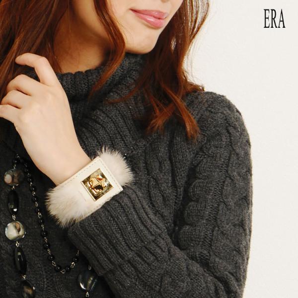 sankyo shokai（三京商会） ［ERA］ ミンク ファー レザー ワイド