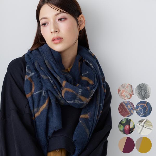 sankyo shokai（三京商会） ストール 薄手 大判 秋 冬 カシミヤ