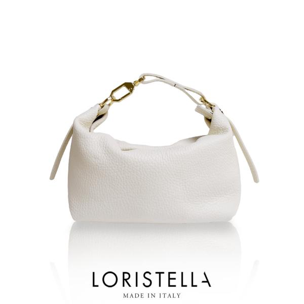 Loristella ロリステッラ ブランド ミニバッグ 小さい 小さめ バッグ レディース 白 旅行 レザー 2way ミニ ギフト プレゼント (07000551r)