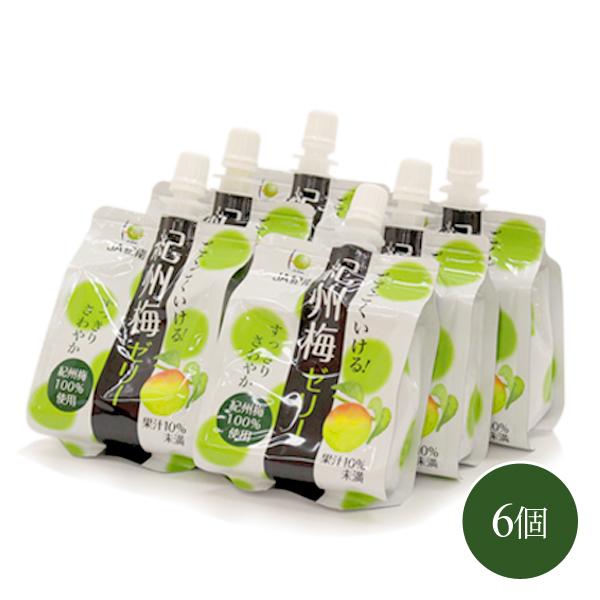 JA紀南 ごくごくいける！飲む紀州梅ゼリー 180g×6個 : 紀州梅干し