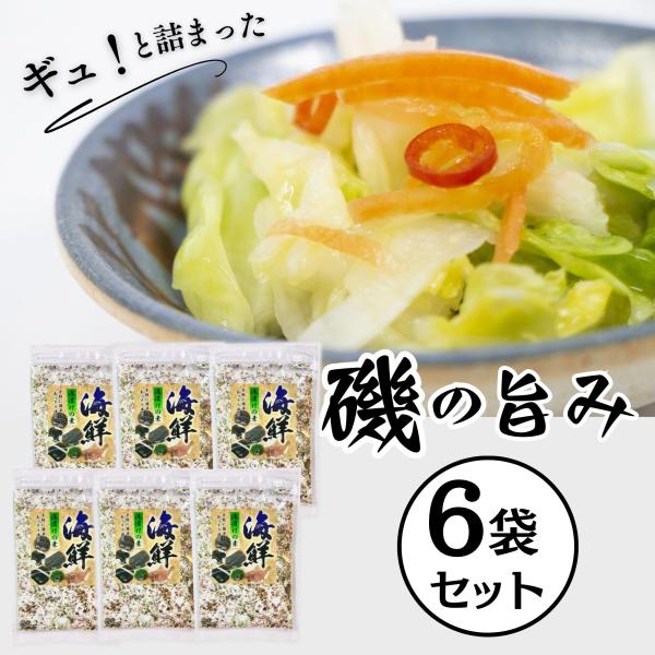手軽に簡単あっさり漬け。◎おかゆ、お茶漬け、チャーハン、焼き魚の振り塩、塩焼きの調理などなど、様々なお料理に是非お試しください！ ◎相性のいいお野菜：白菜・きゅうり・大根・なすび…●内容量220g×6袋セット●原材料・成分天日塩、するめイカ...