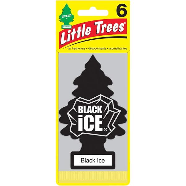 リトルツリー エアフレッシュナー Black Ice 6pac 6枚セット LittleTree 芳香剤 ブラックアイス6枚組