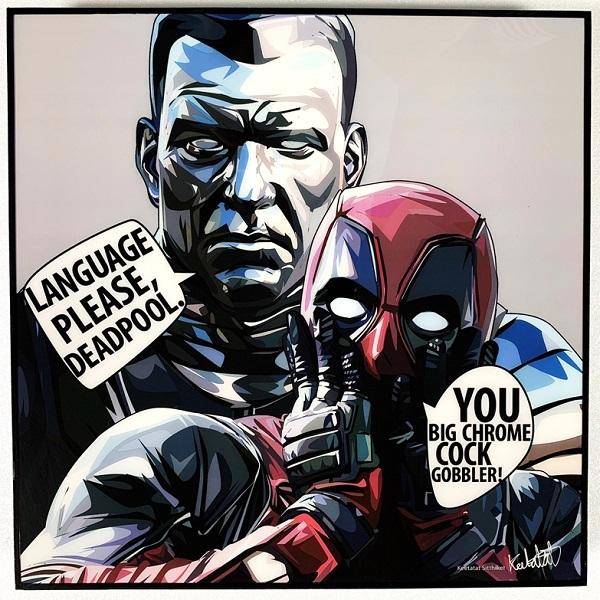 Deadpool Colossus デッドプール コロッサス ポップアートパネル Keetatat Sitthiket キータタットシティケット フレーム ボード 額 映画 Keetatatsitthiket Deadpool Colossus Jack9 By Rogia 通販 Yahoo ショッピング
