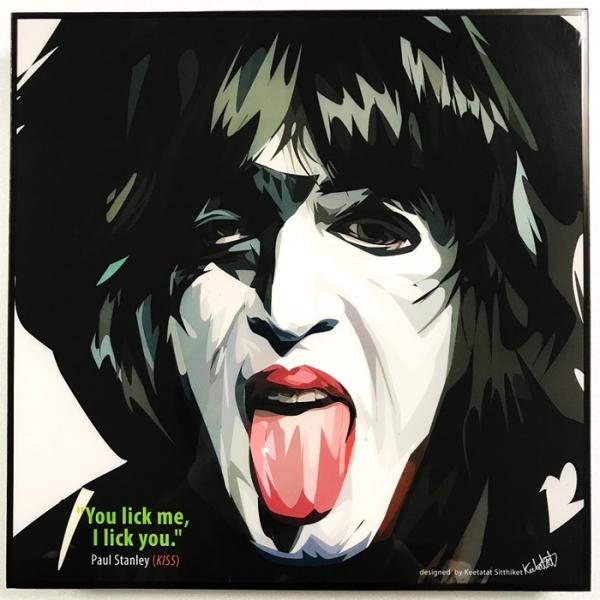 Paul Stanley (KISS) ポール スタンレー (キッス)「ポップアートパネル