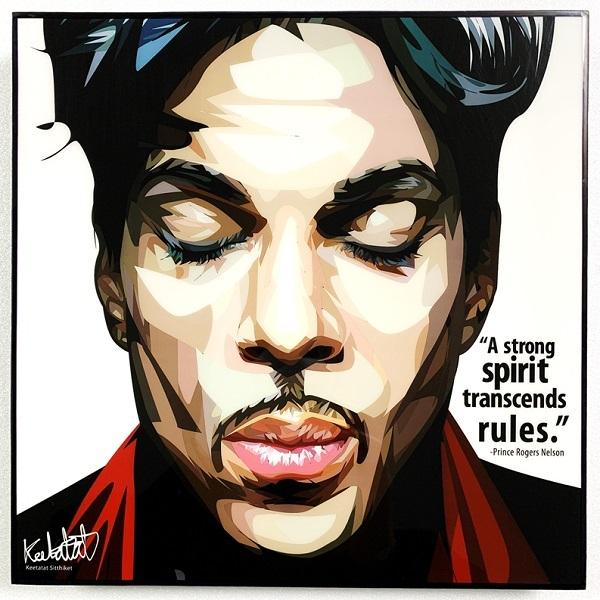 Prince プリンス「ポップアートパネル Keetatat Sitthiket キータ KEETATAT POPART PANEL 大size