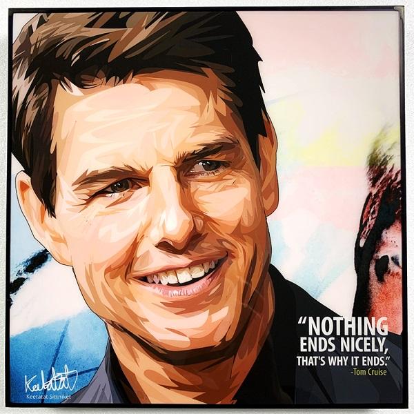 TOM CRUISE (1) トム クルーズ「ポップアートパネル Keetatat
