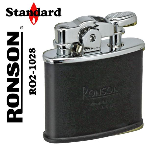 ロンソン ライター スタンダード RONSON Standard オイルライター R02-1028 ブラックマット 送料無料（ネコポス対応）